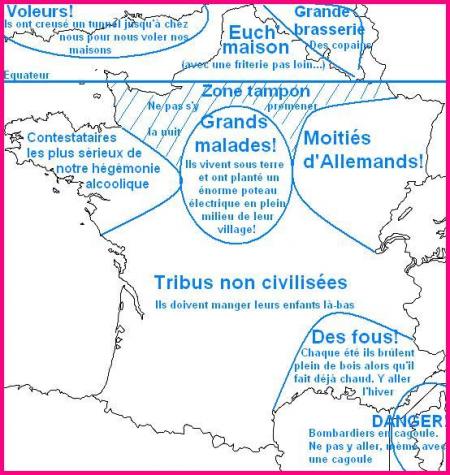 La France vue par les Ch'tis ...