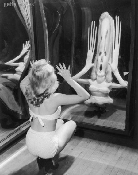 Le reflet du miroir ...